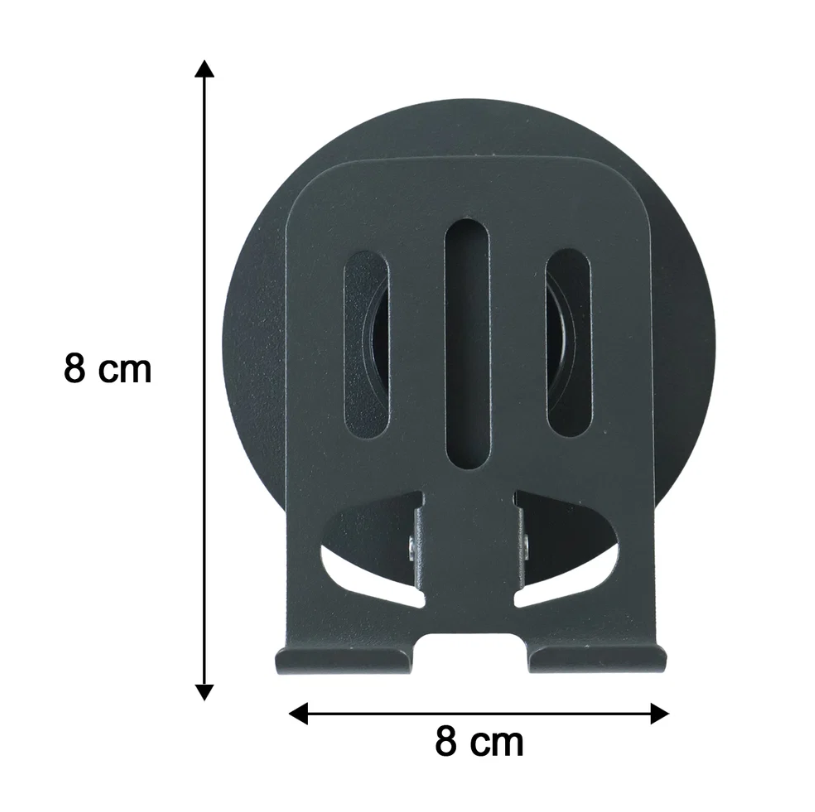 Metallic Phone Stand with 360° Rotating Base