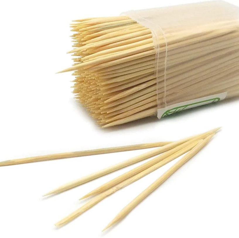 Bamboo Toothpicks - Food Grade, Splinter Free (500 pcs)