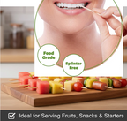 Bamboo Toothpicks - Food Grade, Splinter Free (500 pcs)