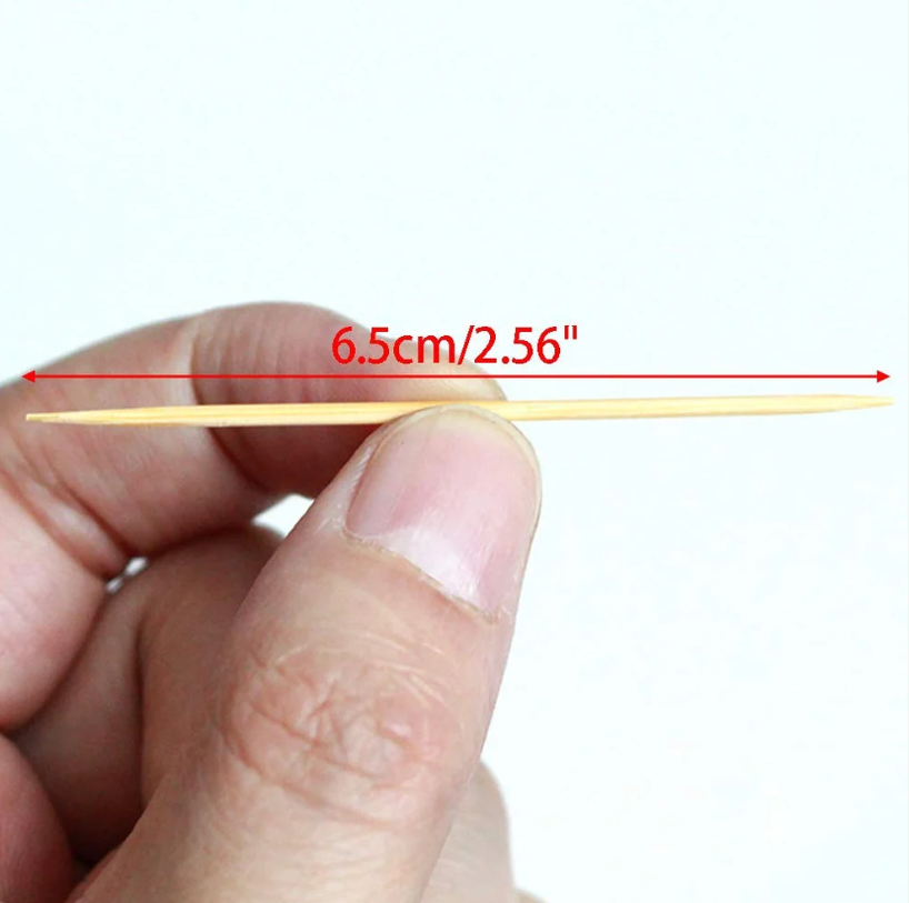 Bamboo Toothpicks - Food Grade, Splinter Free (500 pcs)